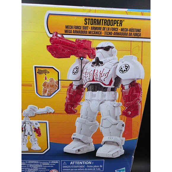 Star Wars Power of The Force Stormtrooper Mech Force Suit Action Figure Toy - Picture 9 of 9